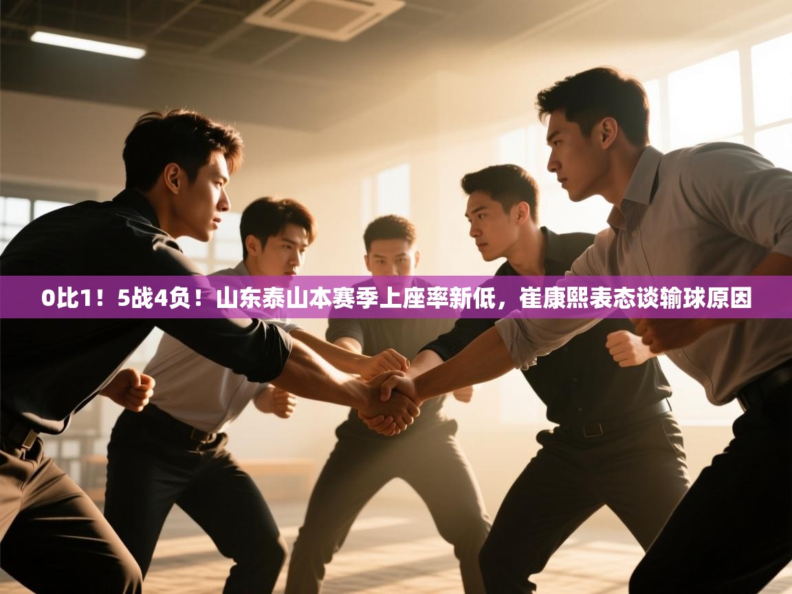0比1！5战4负！山东泰山本赛季上座率新低，崔康熙表态谈输球原因